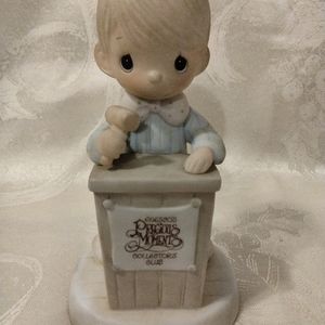 Precious Moments Figurine Let Us Call The Club To Order Enesco